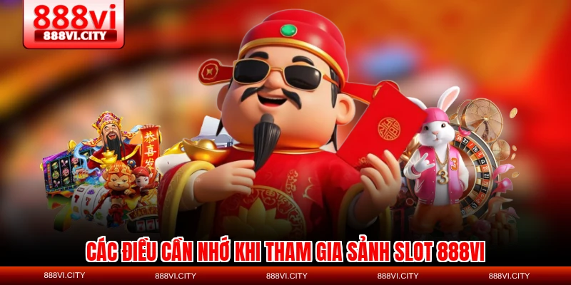 Các điều cần nhớ khi tham gia sảnh slot 888VI