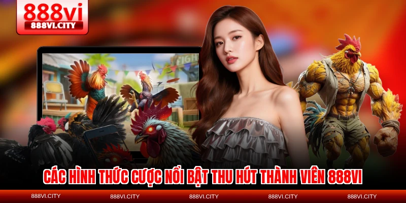 Các hình thức cược nổi bật thu hút thành viên 888VI