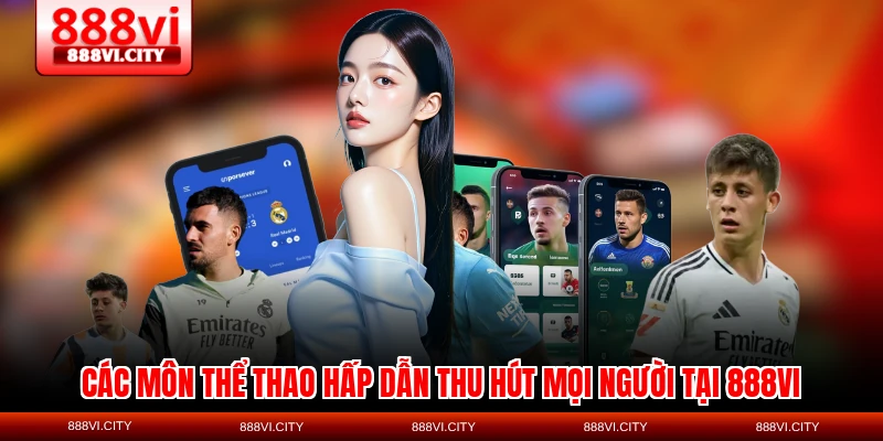 Các môn thể thao hấp dẫn thu hút mọi người tại 888VI